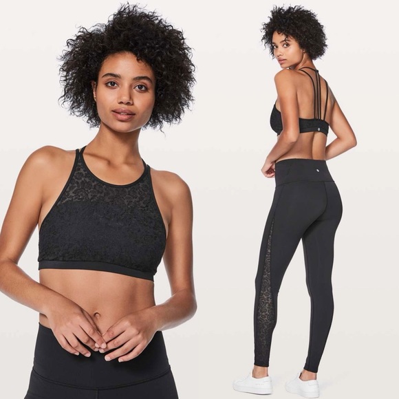 lululemon athletica Other - Lululemon Get Set Bra Embroidered